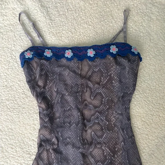 Guizio Snakeskin mini dress - Picture 2 of 5